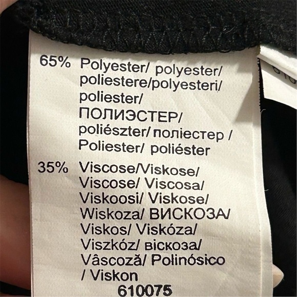 Venus Women's XL Black Cowl Neck Blouse with Sequin Detail - Picture 5 of 9